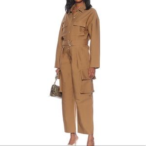 Frankie Shop Linda Cargo Jumpsuit NWT